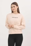 Kadın Sweatshirt-Taş Dreamer Nakış Detay Oysho Sweat 4004-rulem