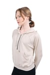 Kadın Sweatshirt-Yarım Fermuar Detay Sweat 9162M Taş -rulem