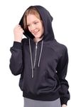Kadın Sweatshirt-Yarım Fermuar Detay Sweat 9162M Siyah -rulem