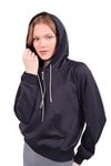 Kadın Sweatshirt-Yarım Fermuar Detay Sweat 9162M Siyah -rulem