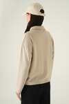 Kadın Sweatshirt-Yarım Fermuarlı Sweat 8249A Bej -rulem