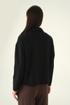 Kadın Sweatshirt-Yarım Fermuarlı Sweat 8249A Siyah -rulem