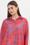 Kadın Tunik-Desenli Tunik 4401A Orange -rulem