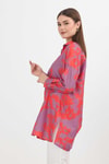 Kadın Tunik-Desenli Tunik 4401A Orange -rulem