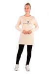 Kadın Tunik-WonderFul Baskılı Uzun Kol Tunik 3981 Taş -rulem