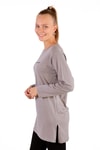 Kadın Tunik-You Are Magic Baskılı Uzun Kol Tunik 3158 Gri -rulem