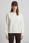 Kadın Üst Giyim-Kadın Sweatshirt-Bisiklet Yakalı Basic Oversize Sweatshirt 954 Ekru-rulem
