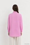 Kadın Üst Giyim-Kadın Tunik-Cep Detaylı Düğmeli Tunik 8700 Pembe-rulem