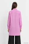 Kadın Üst Giyim-Kadın Tunik-Gizli Düğmeli Tunik 8698 Pembe-rulem