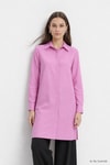 Kadın Üst Giyim-Kadın Tunik-Gizli Düğmeli Tunik 8698 Pembe-rulem