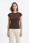 Kahve 511 Bisiklet Yaka Slim Fit Tişört