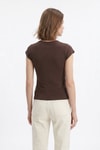 Kahve 511 Bisiklet Yaka Slim Fit Tişört