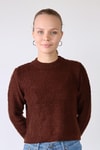 Kahve Bisiklet Yaka Kazak 23341