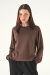 Kahve Bisiklet Yaka Sweat 8277A
