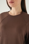 Kahve Bisiklet Yaka Sweat 8277A