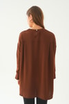 Kahve Bisiklet Yaka Tunik 6808A