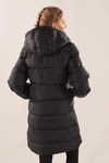 Kahve Çift Renkli Oversize Mont 0021-1
