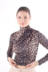 Kahve Desenli Bluz 358-1