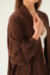 Kahve Kimono Pantolon Takım 6657A