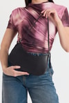 Kahve Oval Baget Çanta 3001