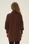Kahve Oversize Gömlek 6931A