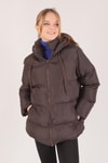 Kahve Oversize Mont 2154
