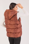 Kahve Oversize Yelek 0015-1