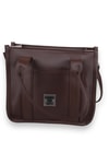 Kahve Saten Tote Çanta 9253