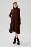 Kahve Simli Tunik 3260