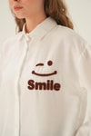 Kahve Smile Baskı Gömlek 71440