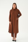 Kahve Tunik Pantolon Takım 4016A