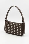 Kahve Zımbalı Oval Çanta 9231