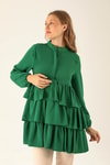 Kat Kat Detaylı Tunik - 6470A Benetton Yeşili