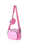 Kırınkıl Kumaş Bayan Cüzdanlı Çanta - 3064 Pembe