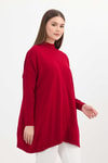 Kırmızı Balıkçı Yaka Tunik 5315