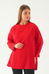 Kırmızı Bisiklet Yaka Tunik 6808A