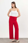 Kırmızı Bol Paça Pantolon 4327A