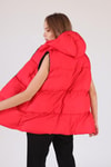 Kırmızı Oversize Yelek 0015-1