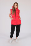 Kırmızı Oversize Yelek 0015-1