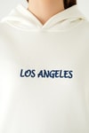 Krem Los Angeles Baskılı Sweat 1042