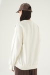 Krem Saint Paradiso Baskılı Sweat 1036