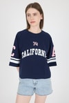 Laci California Baskılı Oversize Tişört 6817