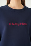 Laci Cherry On Top Baskılı Sweat 1041