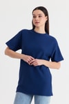 Laci Çizgili Oversize Tişört 4447A
