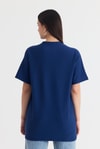 Laci Çizgili Oversize Tişört 4447A