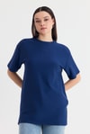 Laci Çizgili Oversize Tişört 4447A