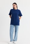 Laci Çizgili Oversize Tişört 4447A