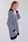Laci İnce Çizgi Polo Yaka Tunik 5345