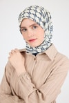 Laci Monogram Desenli Eşarp 3015