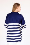 Laci Polo Yaka Çizgili Tunik 5340
